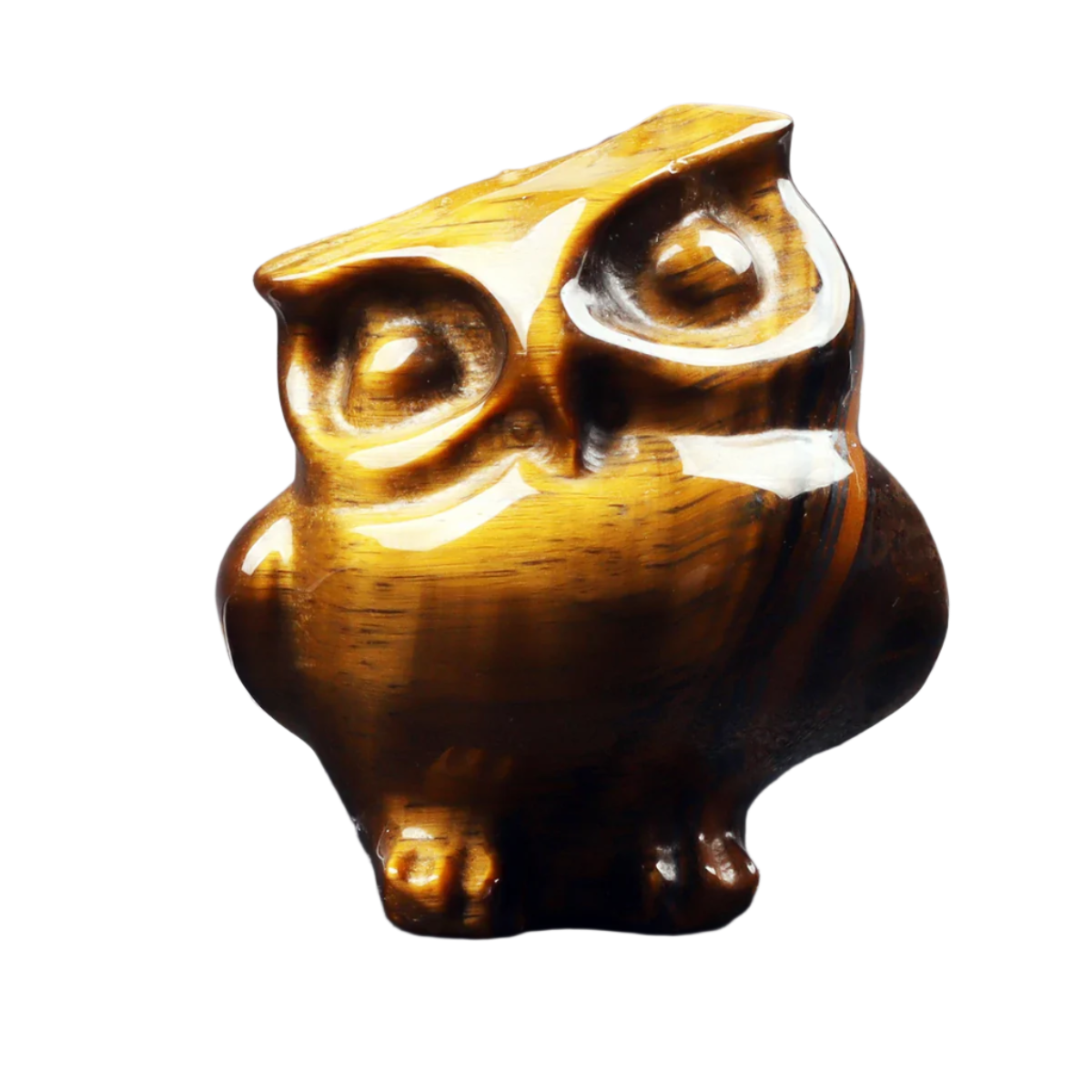 CrystalCritters Carved Owl Quartz